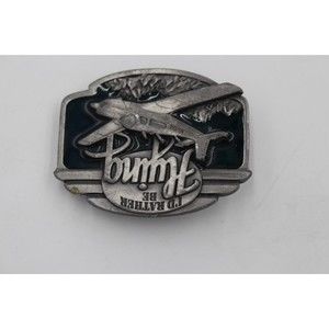 I'd Rather Be Flying - Belt Buckle - 1992 Siskiyou Buckle Co